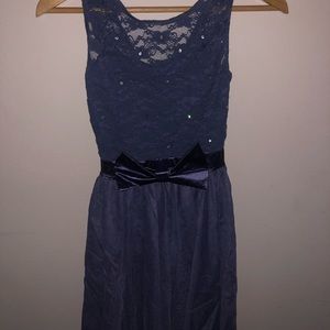Elegant Periwinkle Dance Costume